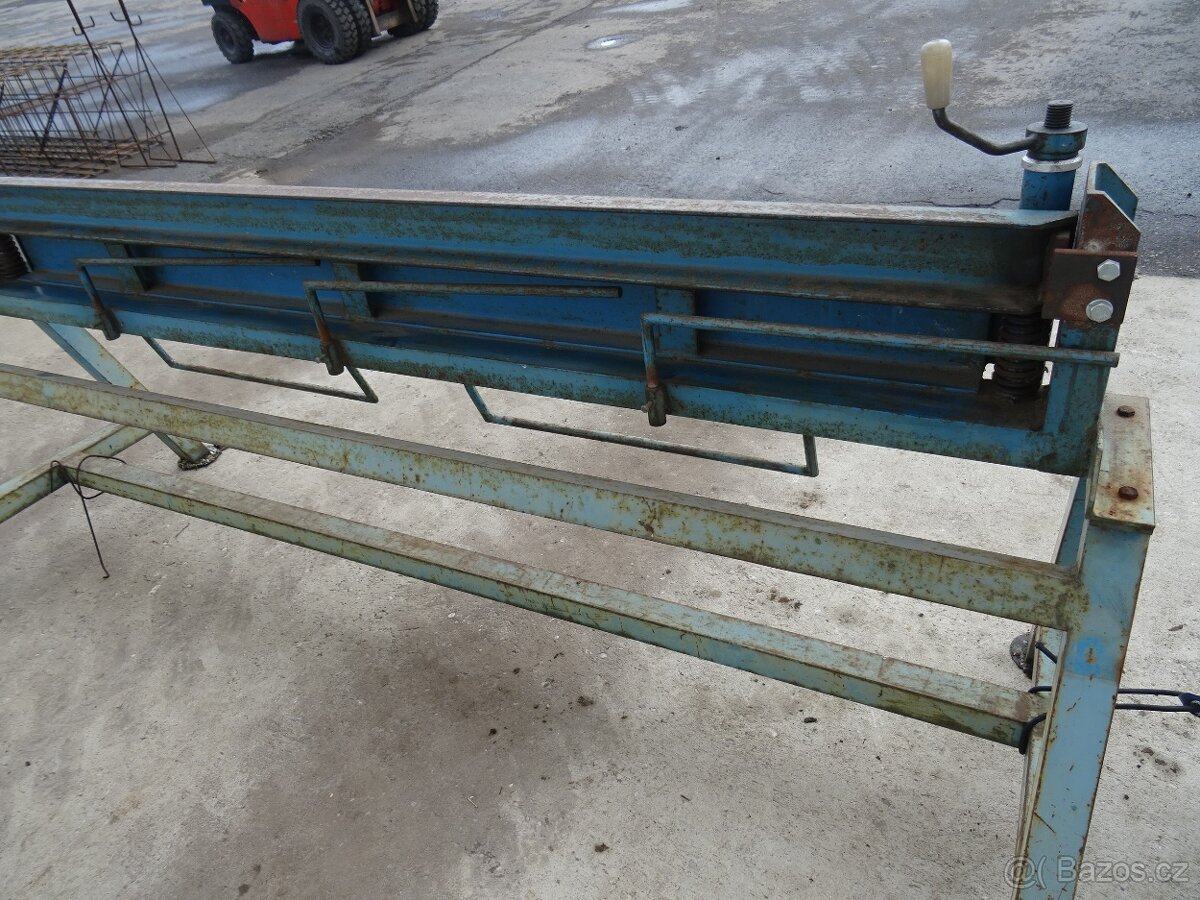 Klempířská ohýbačka plech 2 m - 8