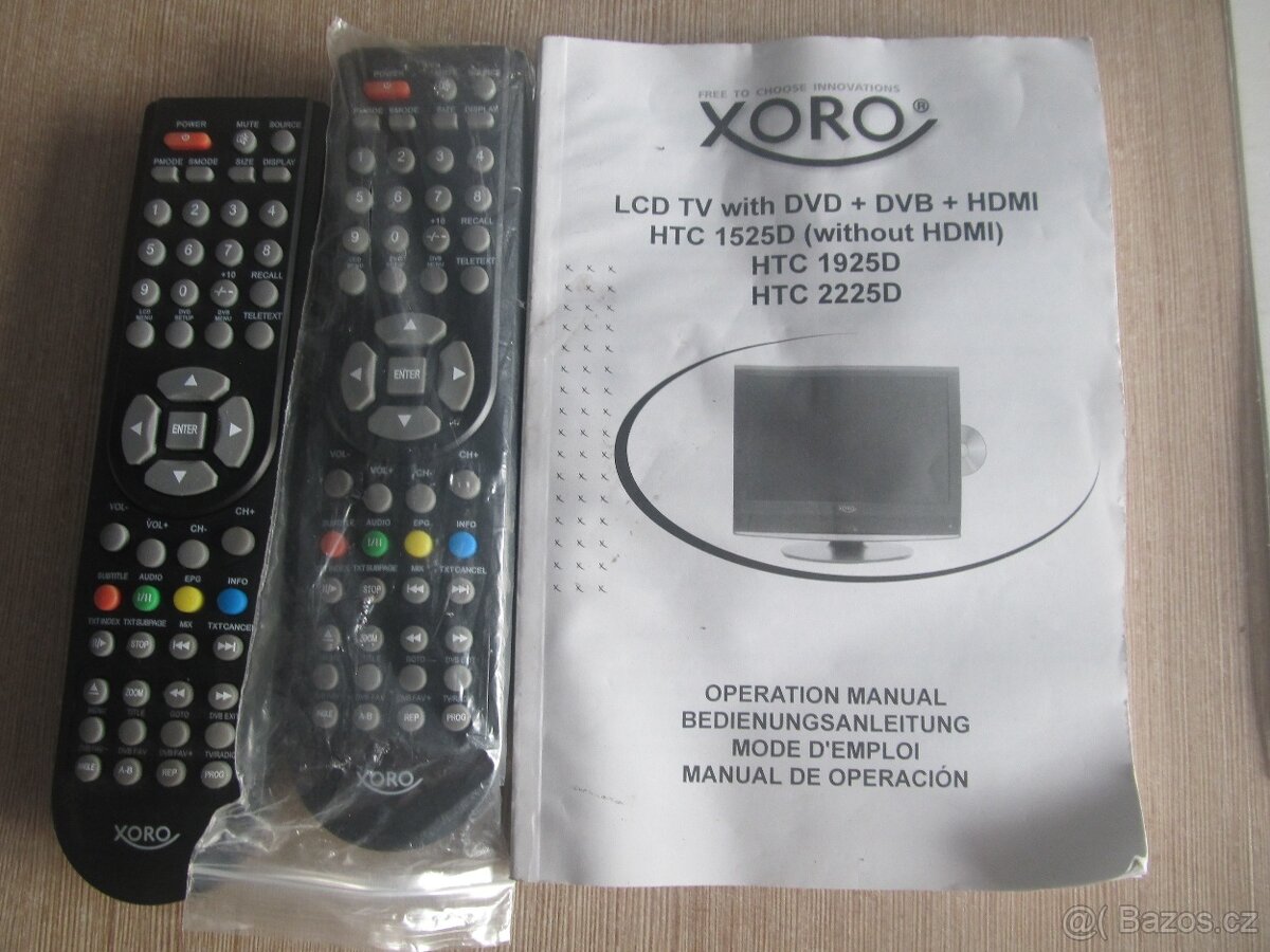LCD DVD + TV XORO - 8