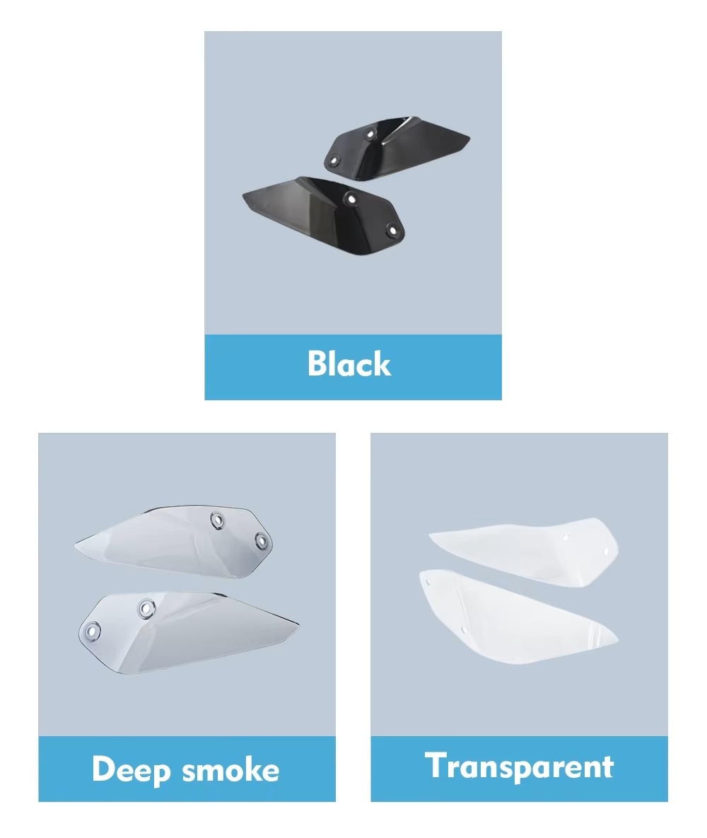 Plexi deflektory černé BMW R1200GSA (1250 GSA) - 8