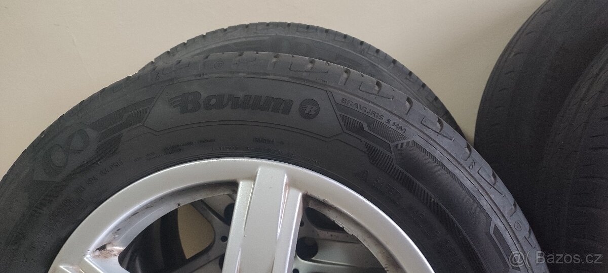ALU kola Hyundai včetně letních pneu 185/65 R15 - 8