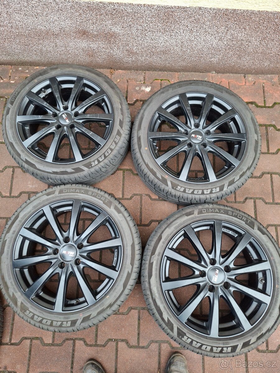 ALU kola PLATIN s pneu RADAR 17" - 8