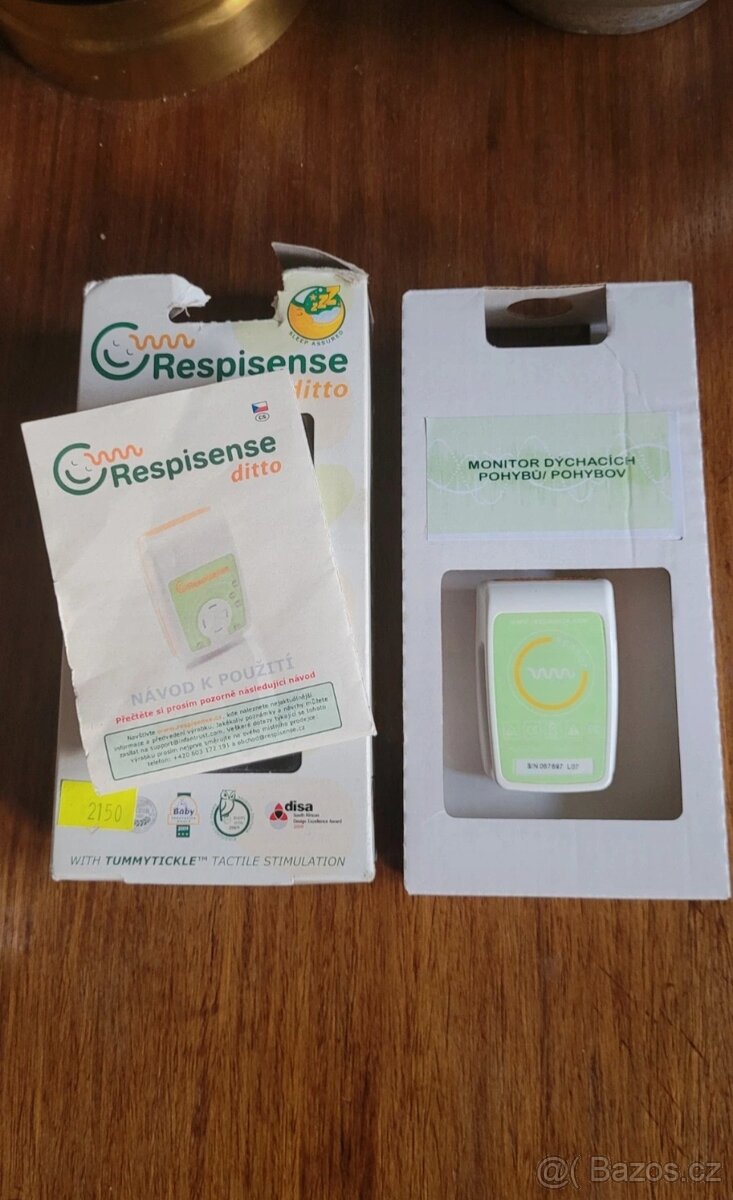 Monitor dechu Respisense Ditto, bezdrátový, přenosný - 8