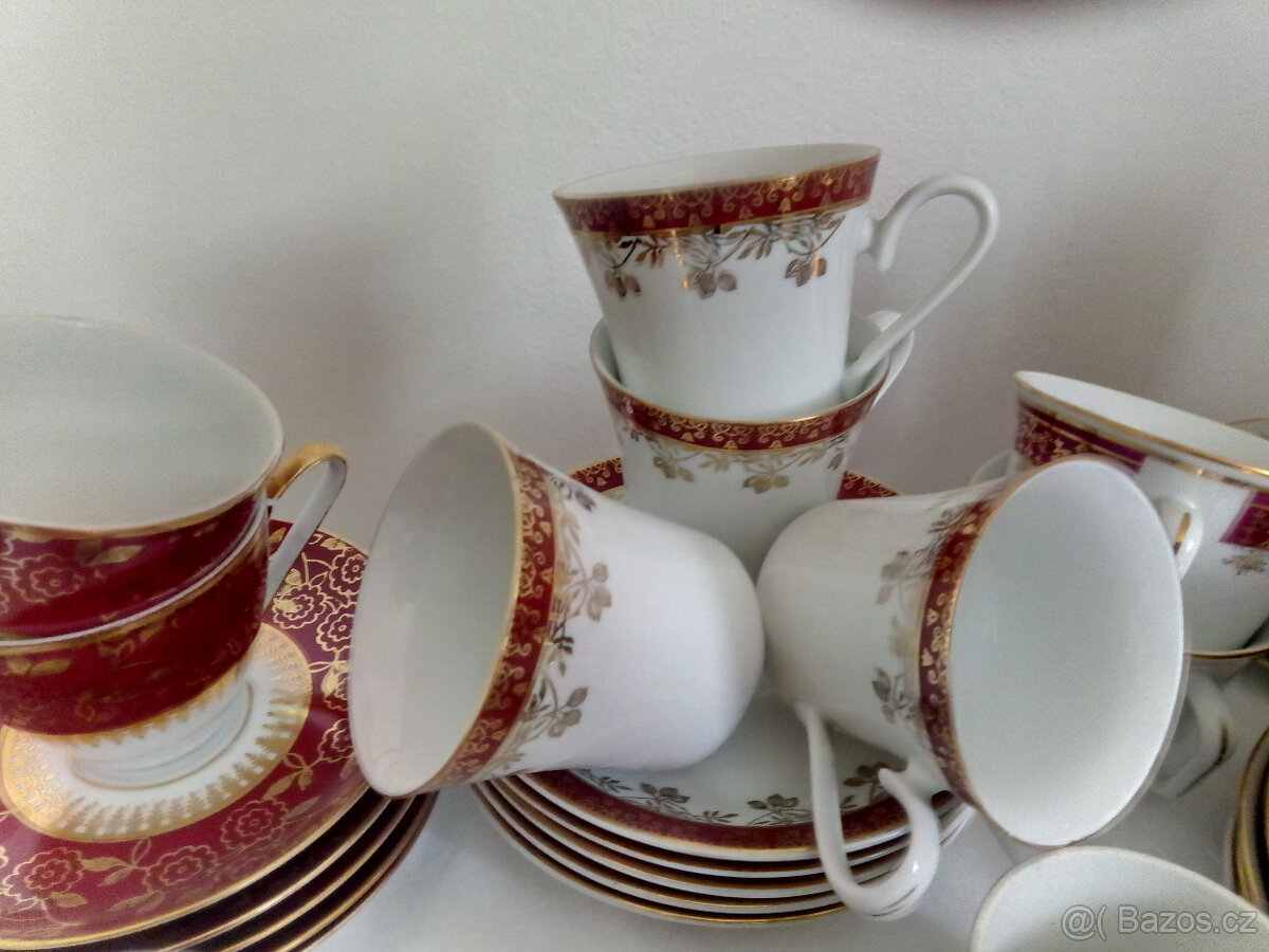 porcelánový servis kávový , čajový - 8