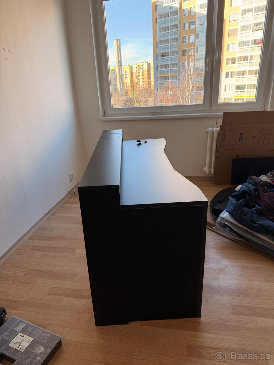 počítačový stůl s led osvětlením - 8