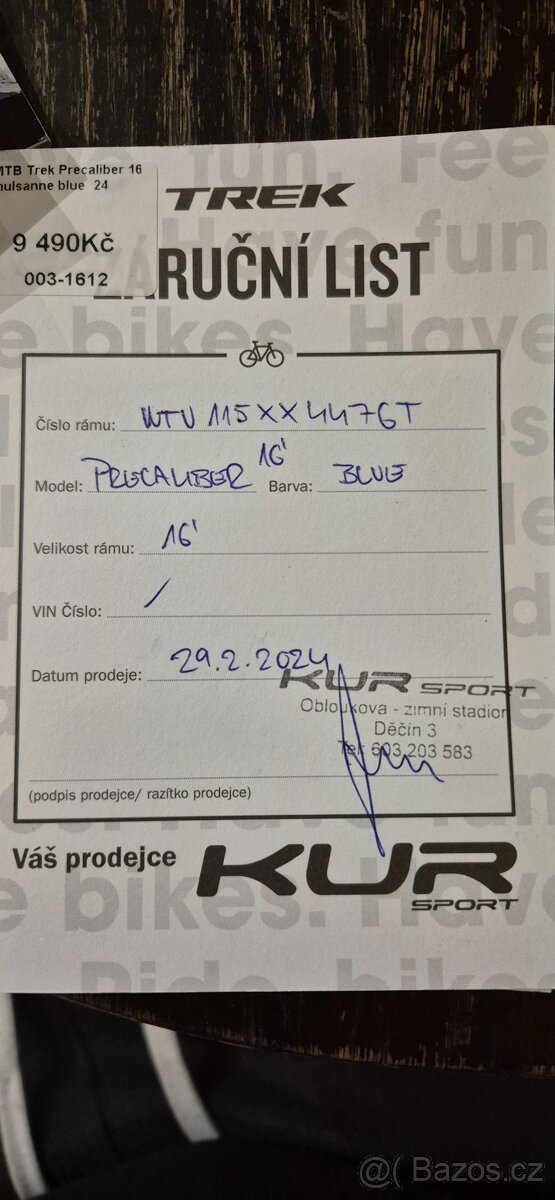 Dětské kolo Trek Precaliber 16" - 8