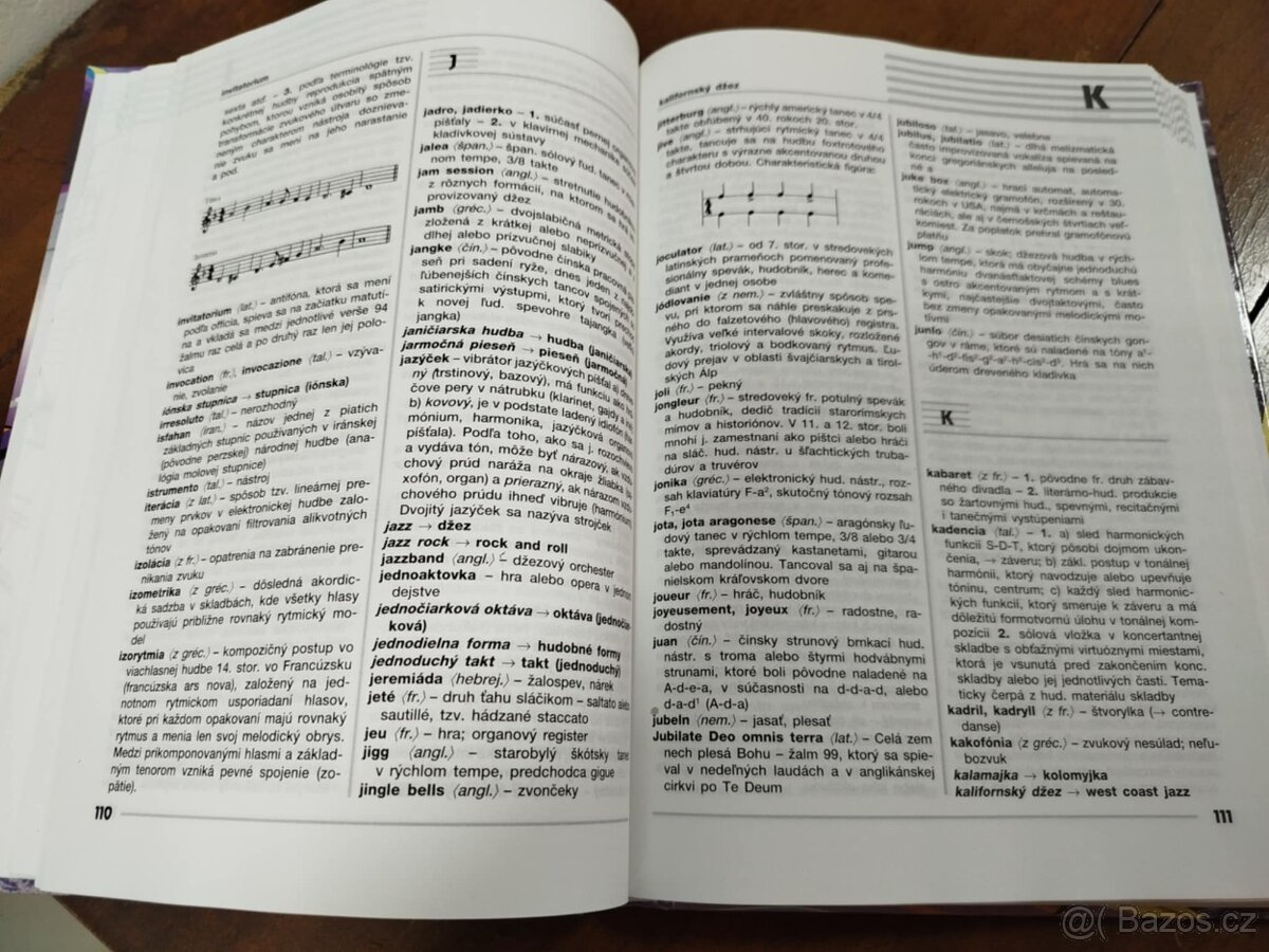 HUDOBNÝ TERMINOLOGICKÝ SLOVNÍK--Jozef Laborecký--počet strán - 8