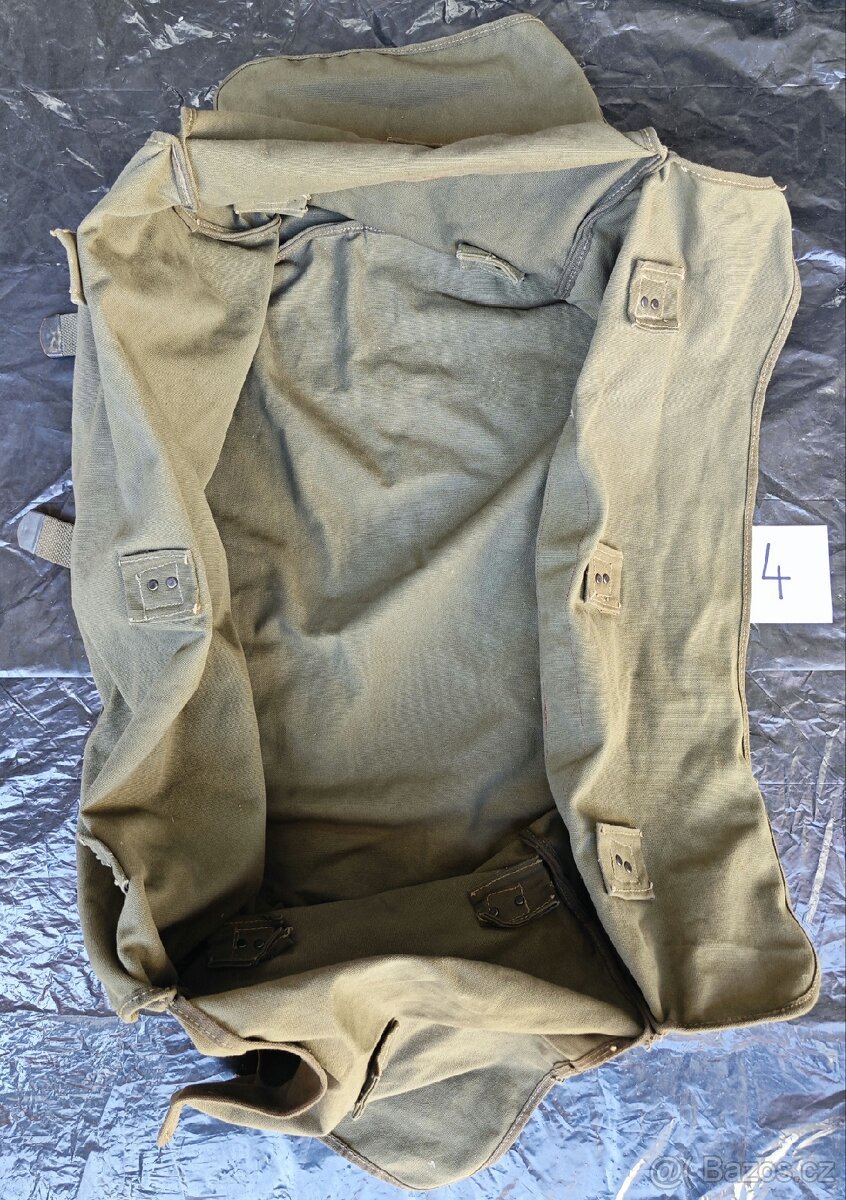Staré trampské batohy - Lodní a přepravní vaky - 8