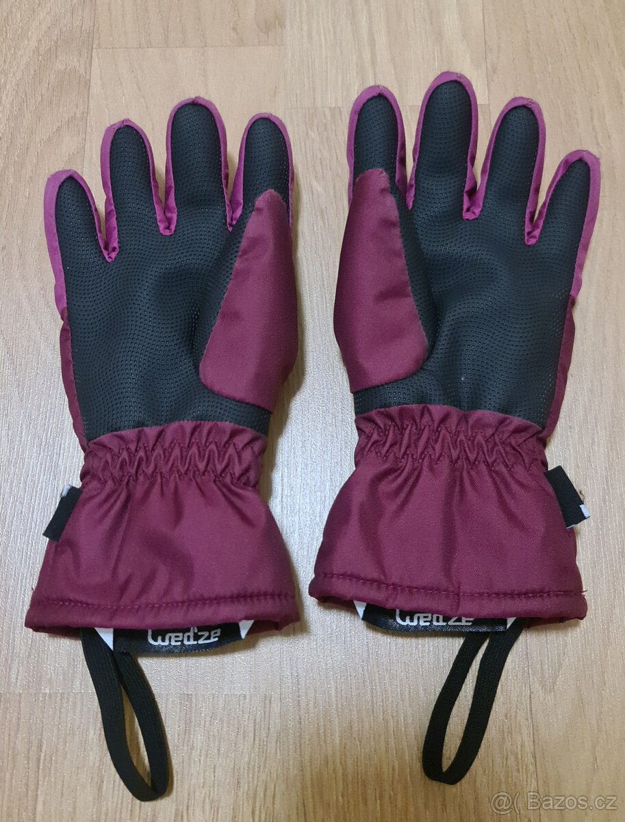 Dětské rukavice LEKI Max Junior black-lime, vel.4 - 8