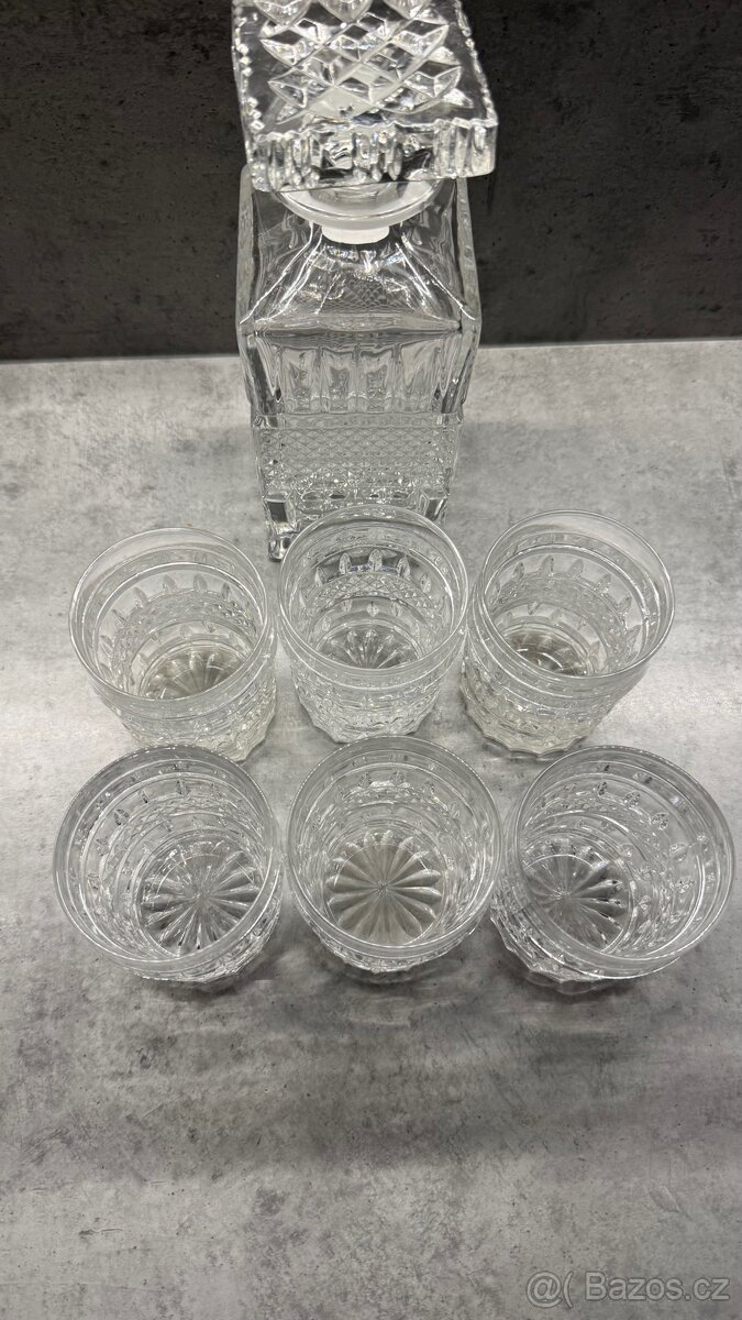Whisky set - Karafa + 6 sklenic - 8