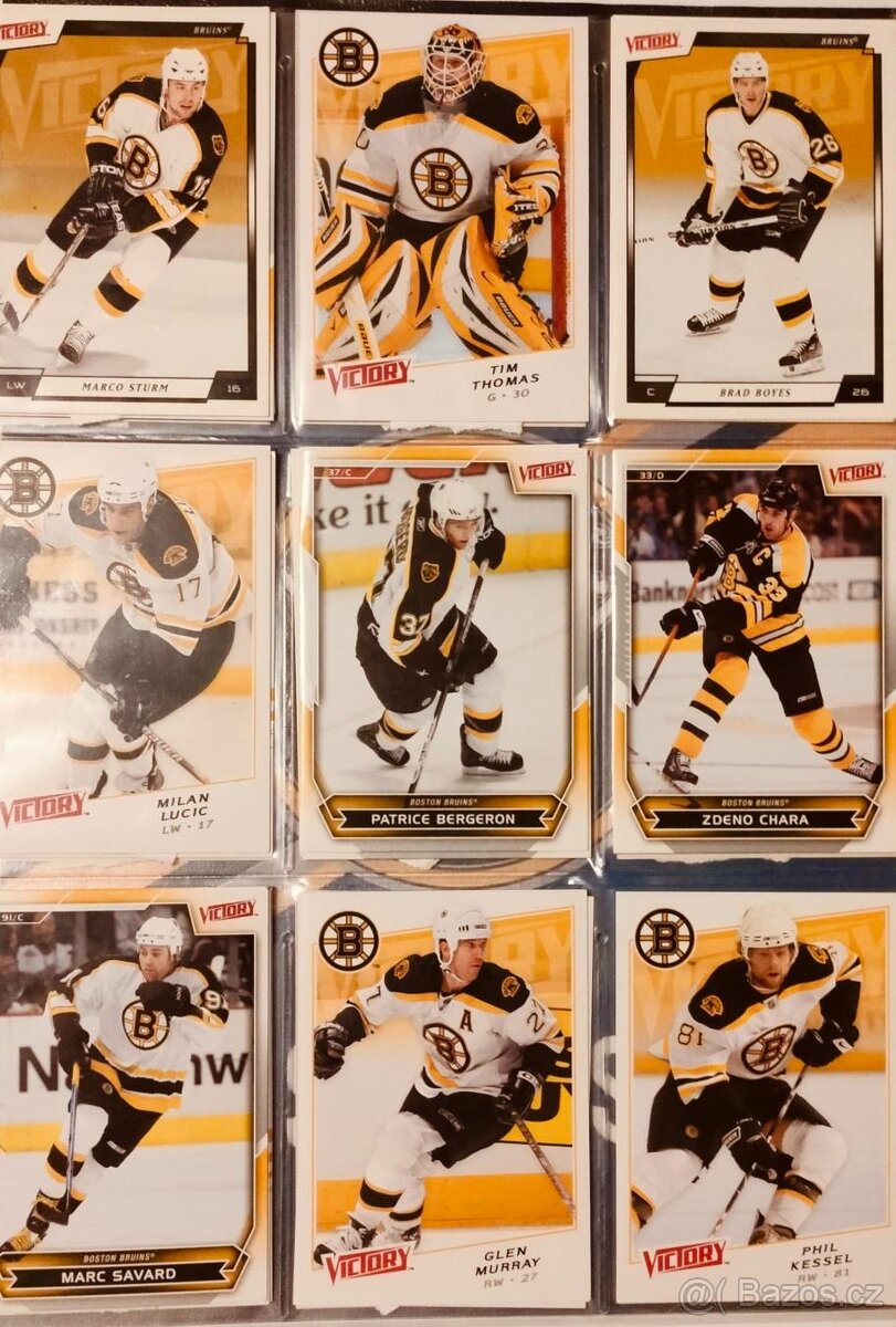 NHL hokejové karty VICTORY - 621 ks - TOP STAV - 8