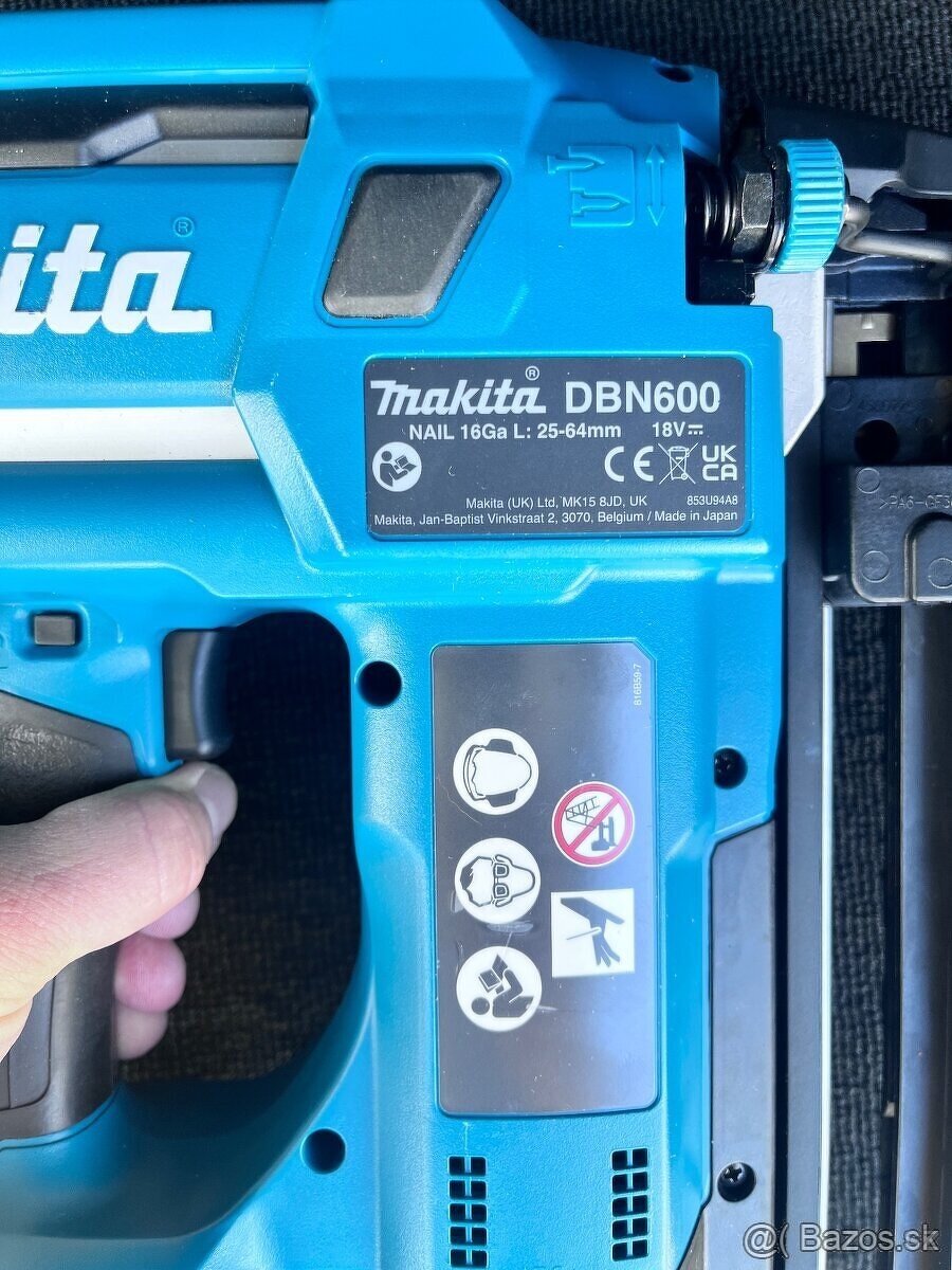 Prodám hřebíkovačka Makita DBN600RTJ - 8