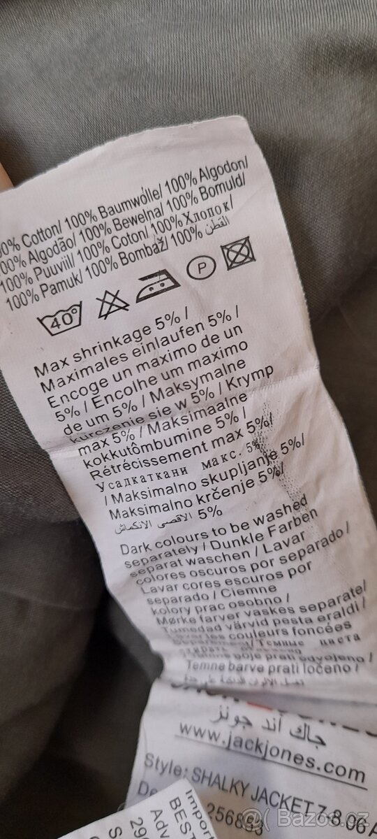 Jack and Jones khaki celoroční bunda - 8