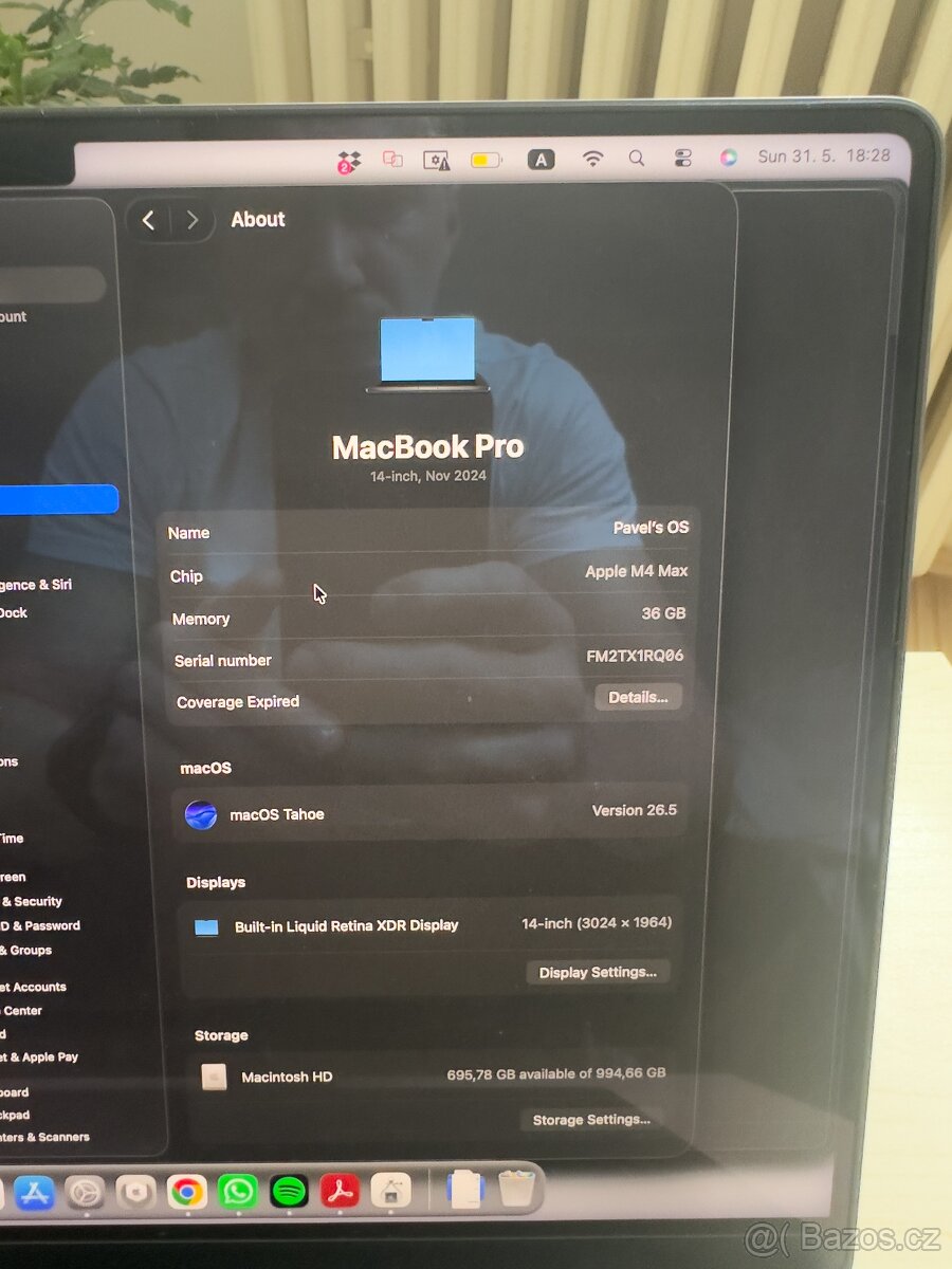 Macbook Pro 14 M4 Max 36GB / 1TB (Space Black) - 8