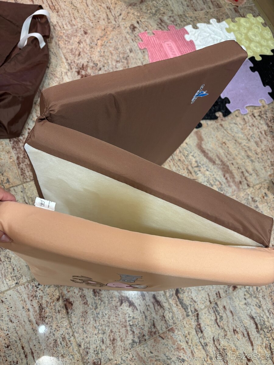 NOVÁ Cestovní postýlka+matrace+zdarma lůžkoviny - 8