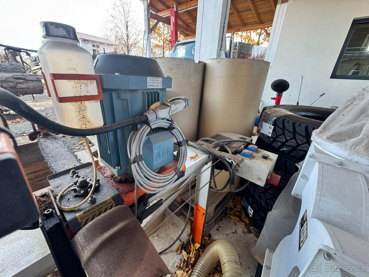 Prodám Logosol 6m pořezová lavice 5kw elektromotor nové - 8