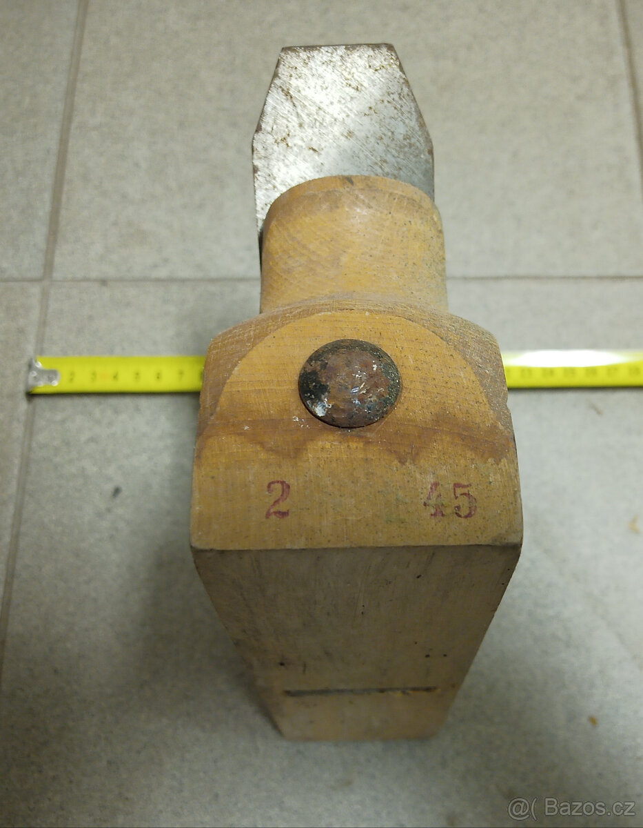 Sada historických retro dřevěných hoblíků + macek - 8