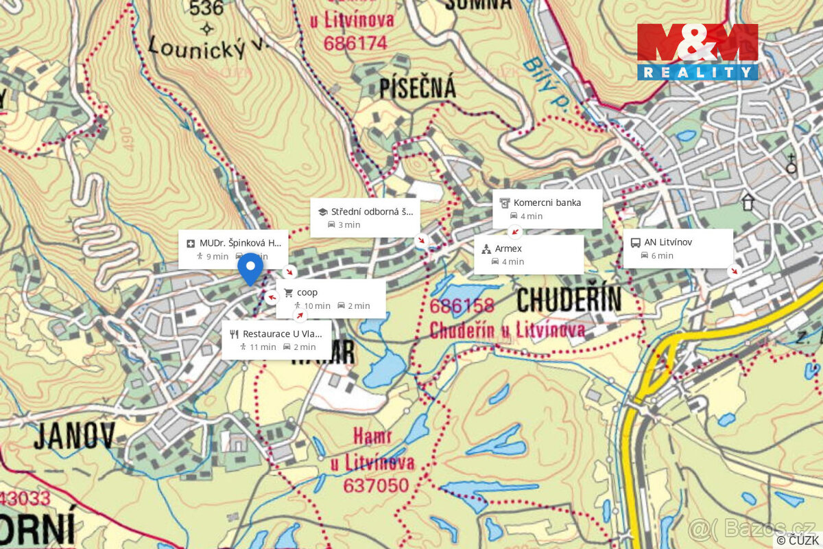 Prodej bytu 4+1, 84 m², Litvínov, ul. Hamerská - 8