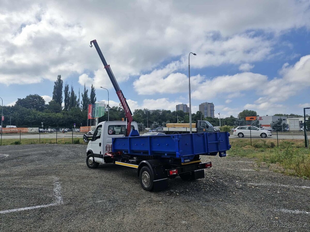 Iveco daily kontejner + hydraulická ruka - 8