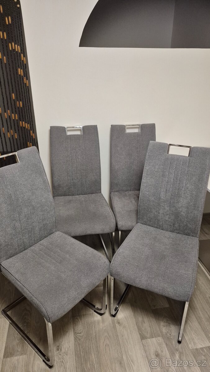 Prodám jídelní set, stůl 160 cm + 4 židle - 8