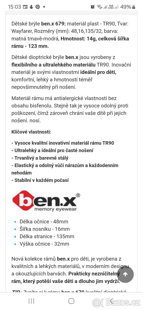 Dětské brýle Ben.x - 8