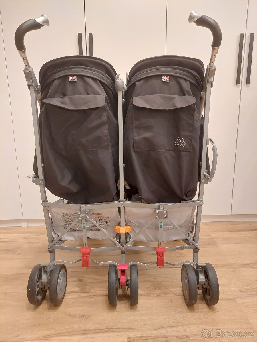 Kočárek golfky pro dvojčata Maclaren Twin Techno - 8