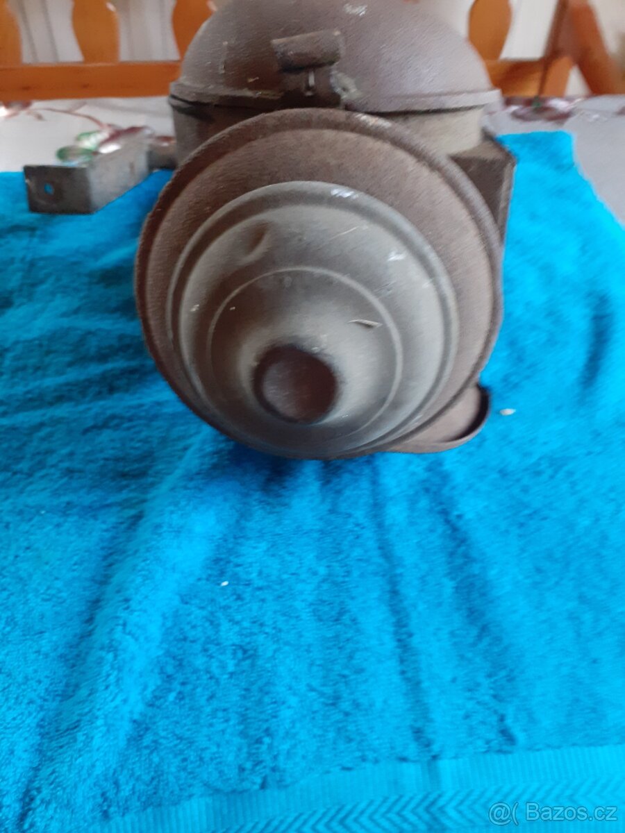 Starodávné lampy ke kočárum, petrolejove lampy - 8