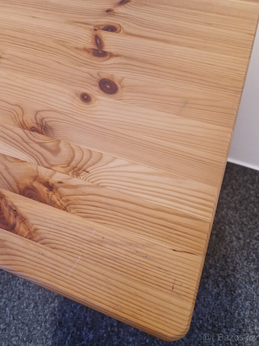 Psací stůl borovice 120x60 - 8