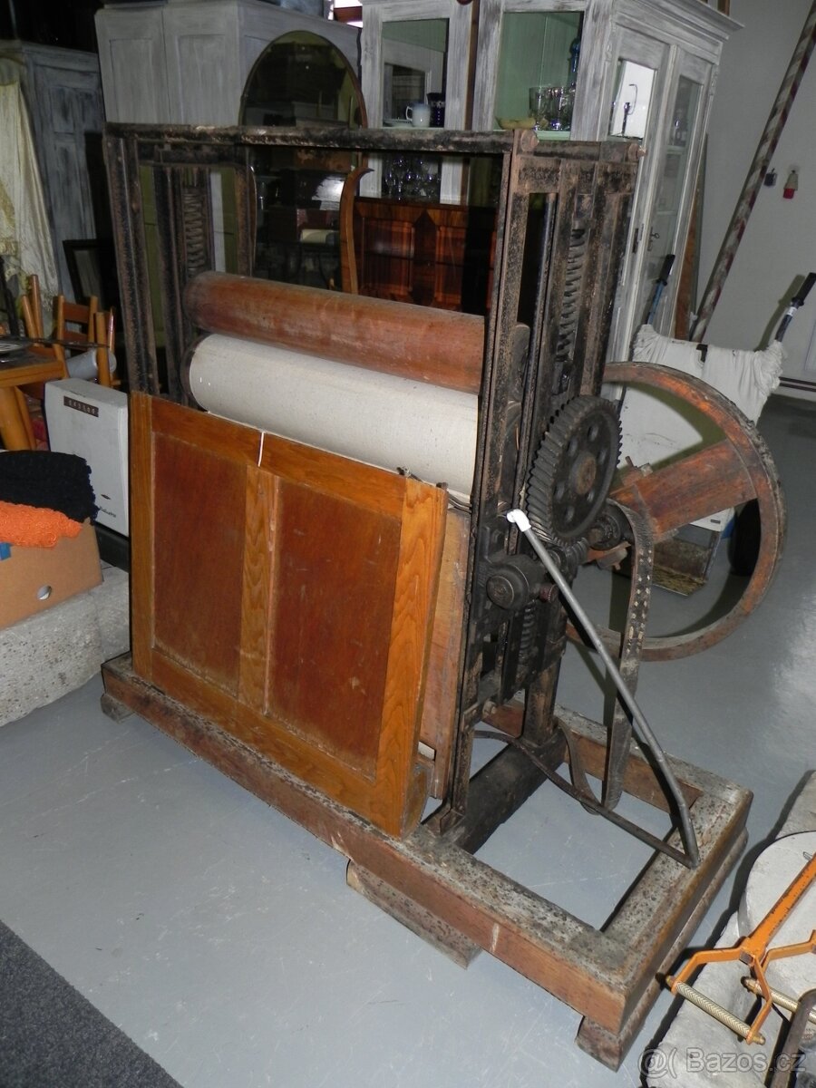 Starý mandl FR. Bárta specielní výroba všech druhů mandlů Pr - 8