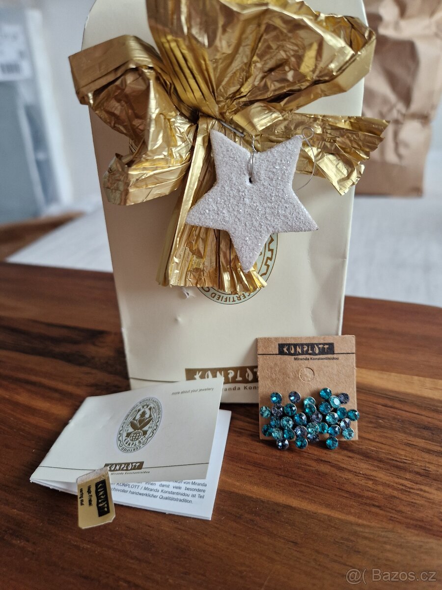 Konplott - nové ručně vyráběné náušnice model Magic Fireball - 8