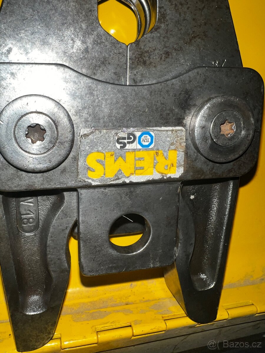 Rems Powerpress ACC s čelistmi V na měď nerezovou ocel - 8