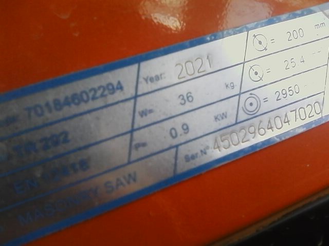 Norton Clipper TR 202 řezací stroj na dlaždice - 8