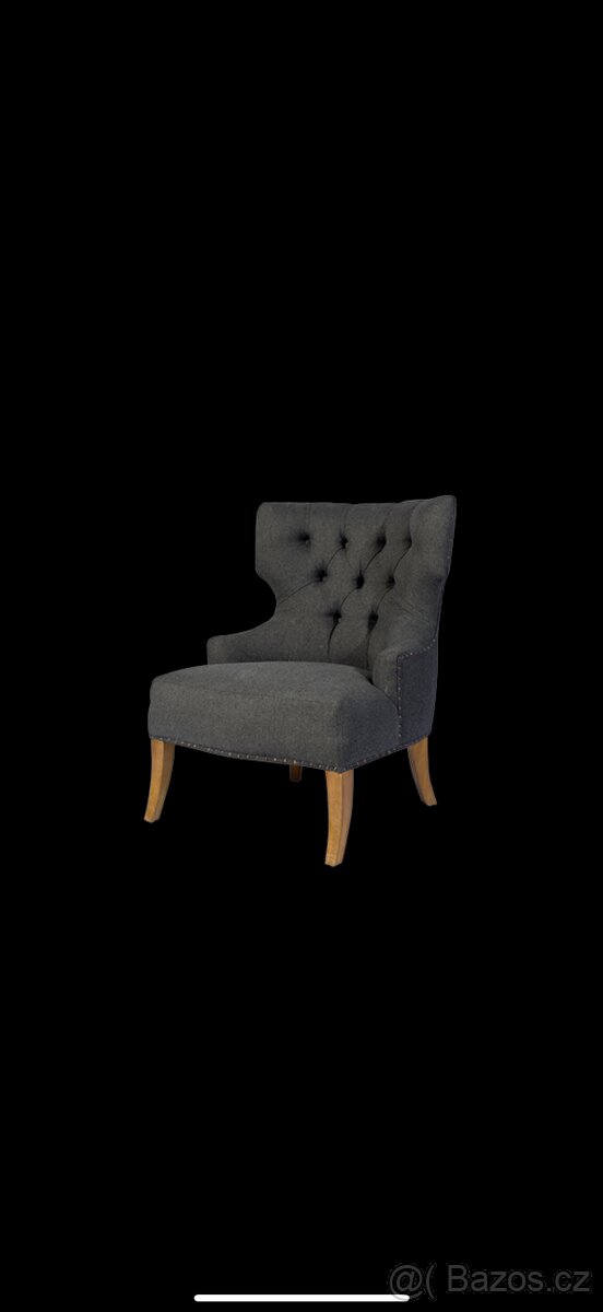 Designové šedé křeslá - 8