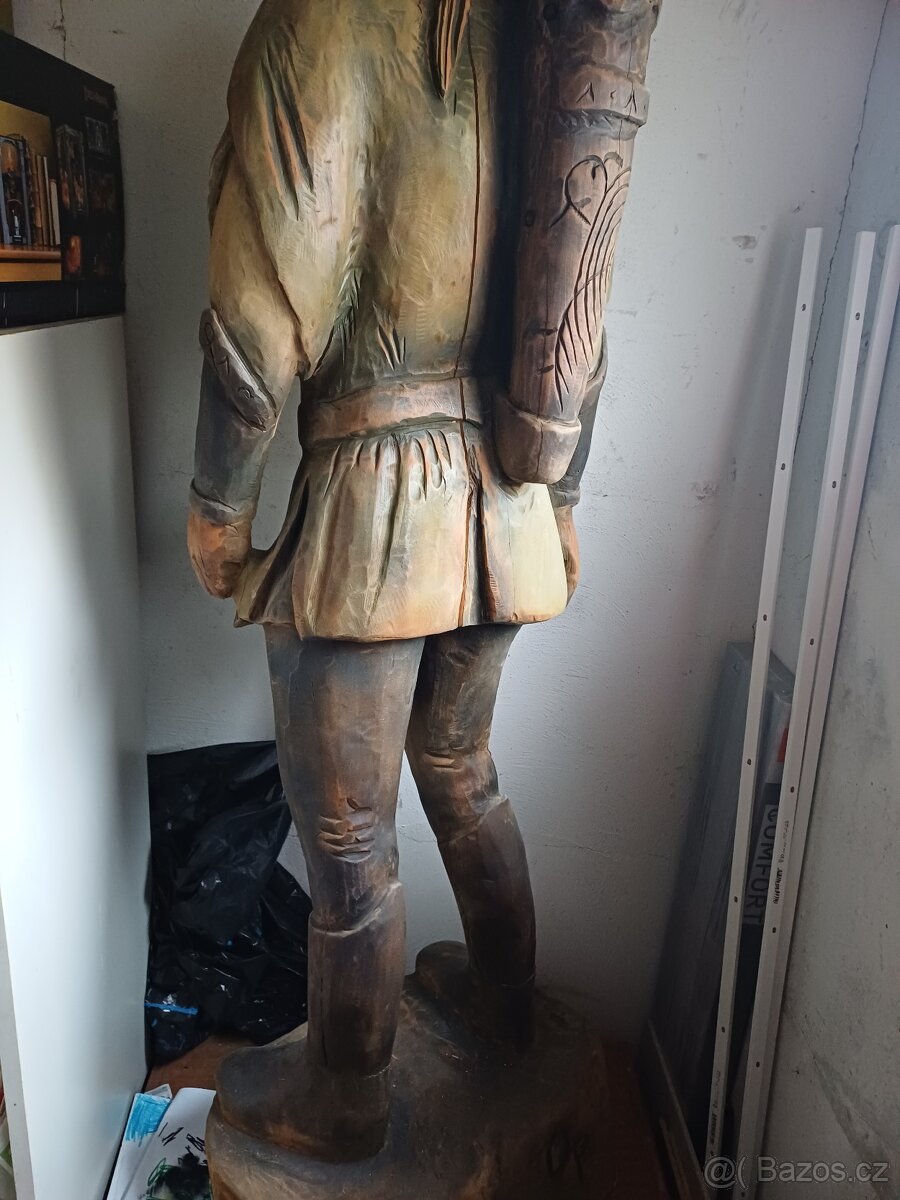 Dřevěná socha, dřevořezba - 8