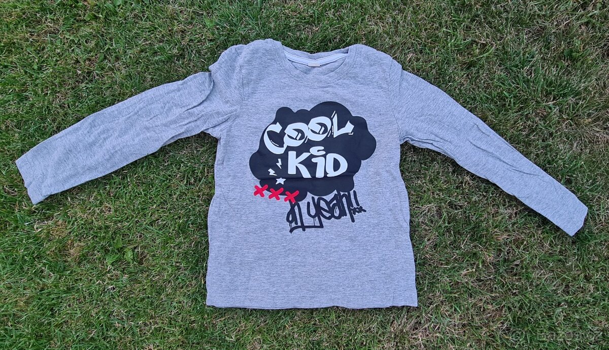 8x Tricka bio bavlna vel 122/128,nová - 8