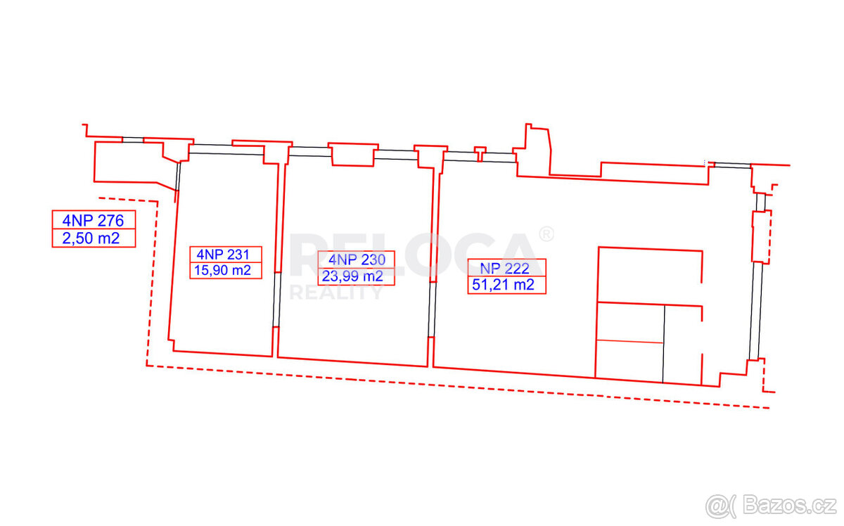 Kancelářské prostory 91m2, Praha 1 - Nové Město, ul. Opletal - 8