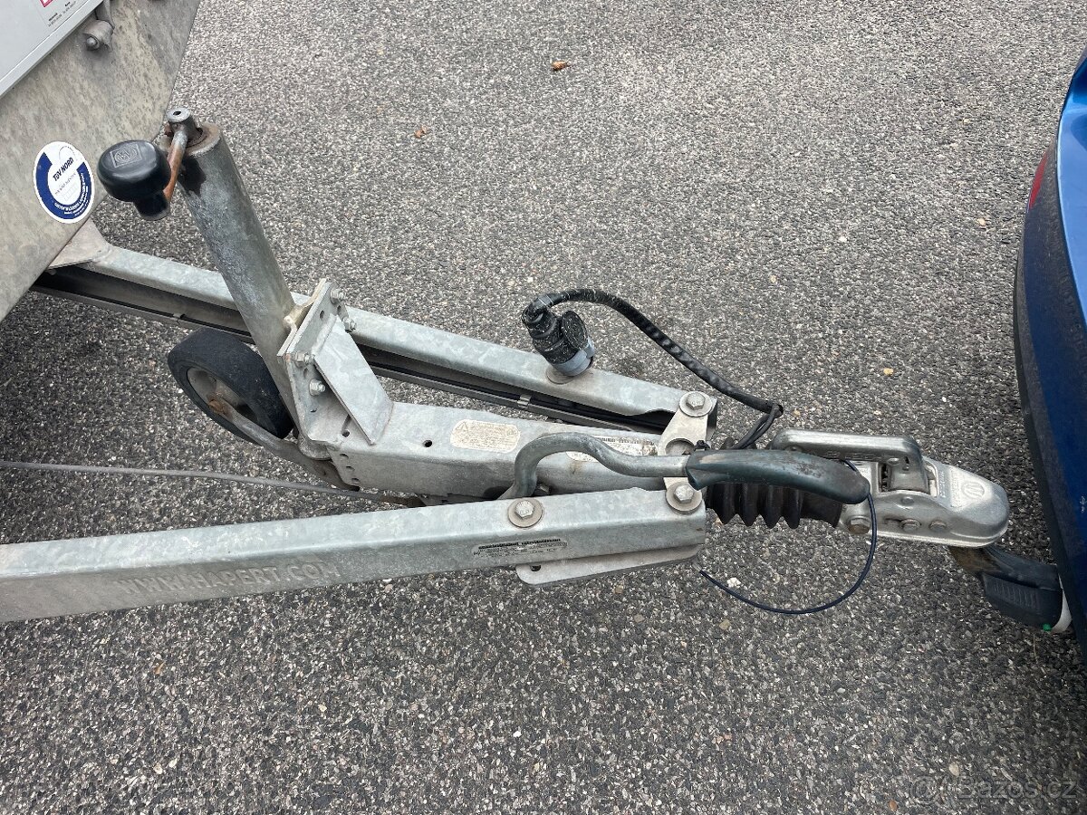 Bržděný přívěs HAPERT 180x335, 2000 kg, nová stk, rok 2017 - 8