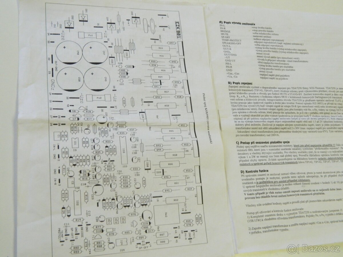 Rozestavěný, stereo zesilovač - 8