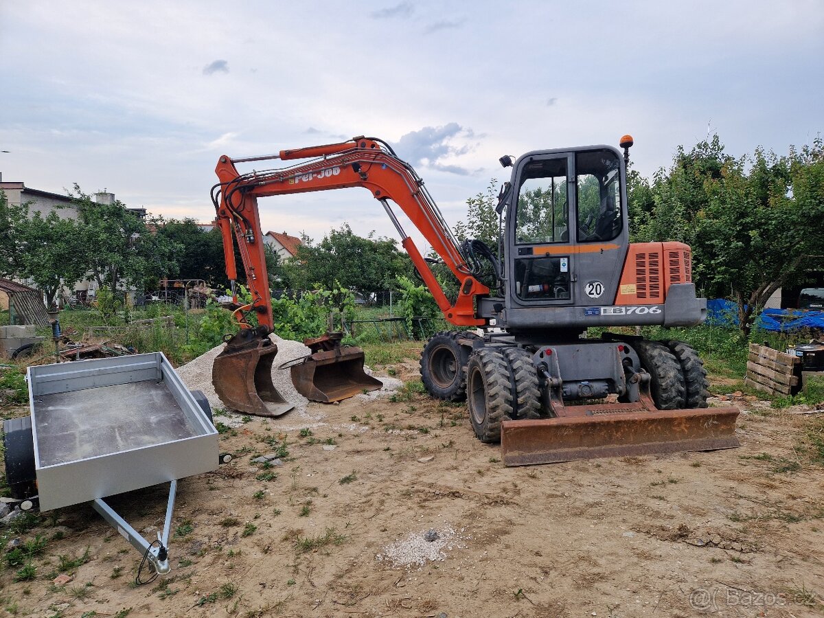 Kolový bagr Pel-Job EB706P (později Volvo EW70) odpočet DPH - 8