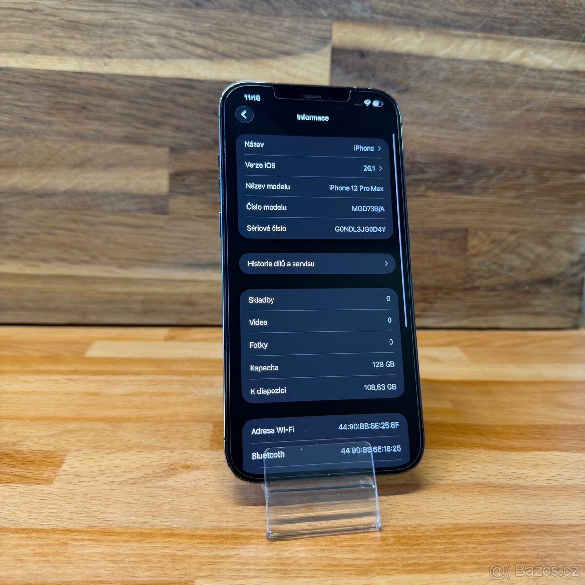 IPhone 12 Pro Max 128GB, graphite, 100% baterie (rok záruka) - 8