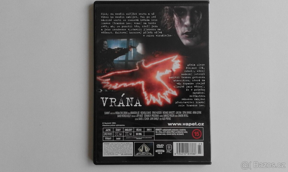 Komiks VRÁNA + DVD Film (perfekt stav) - 8