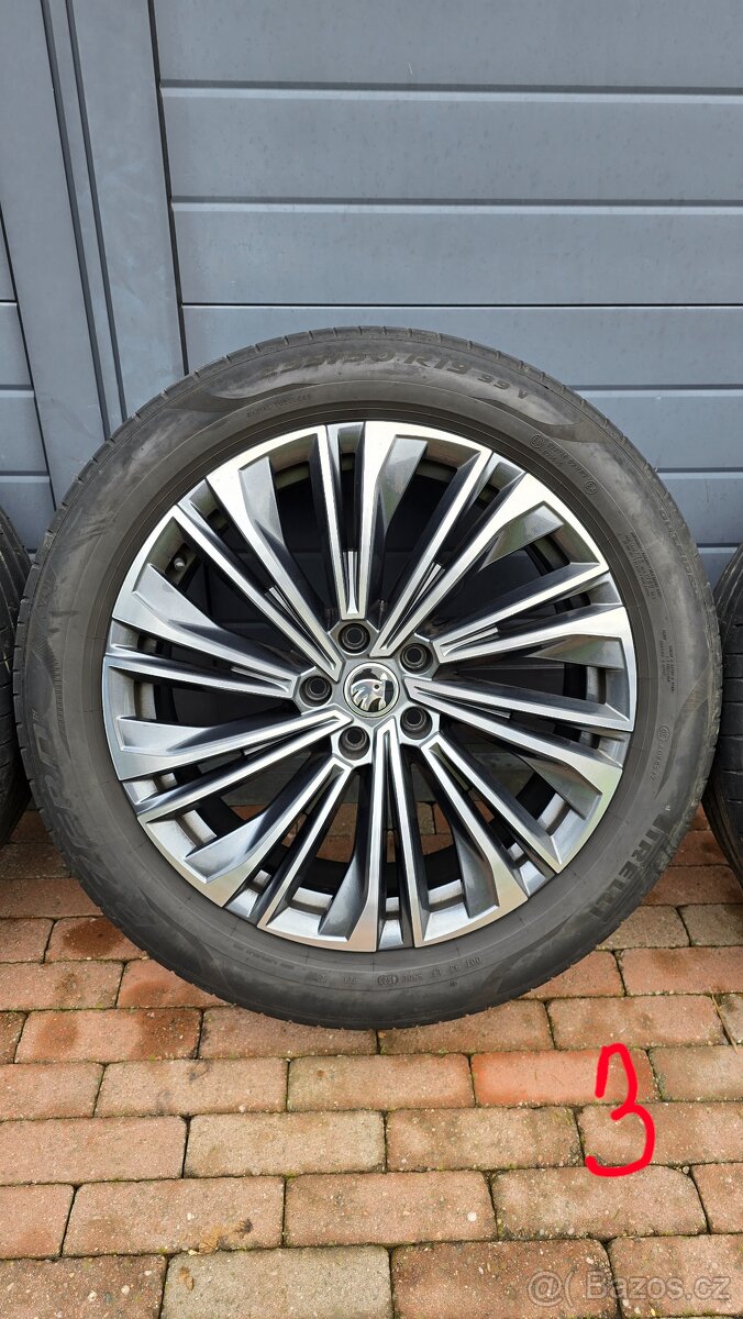Orig AL kola Cursa 19" Škoda Kodiaq + PNEU 3 mm - 8