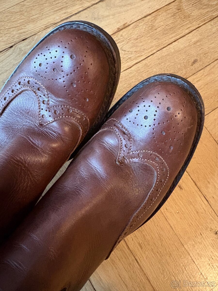 Dámské kožené chelsea boty Baťa (39/40) - 8
