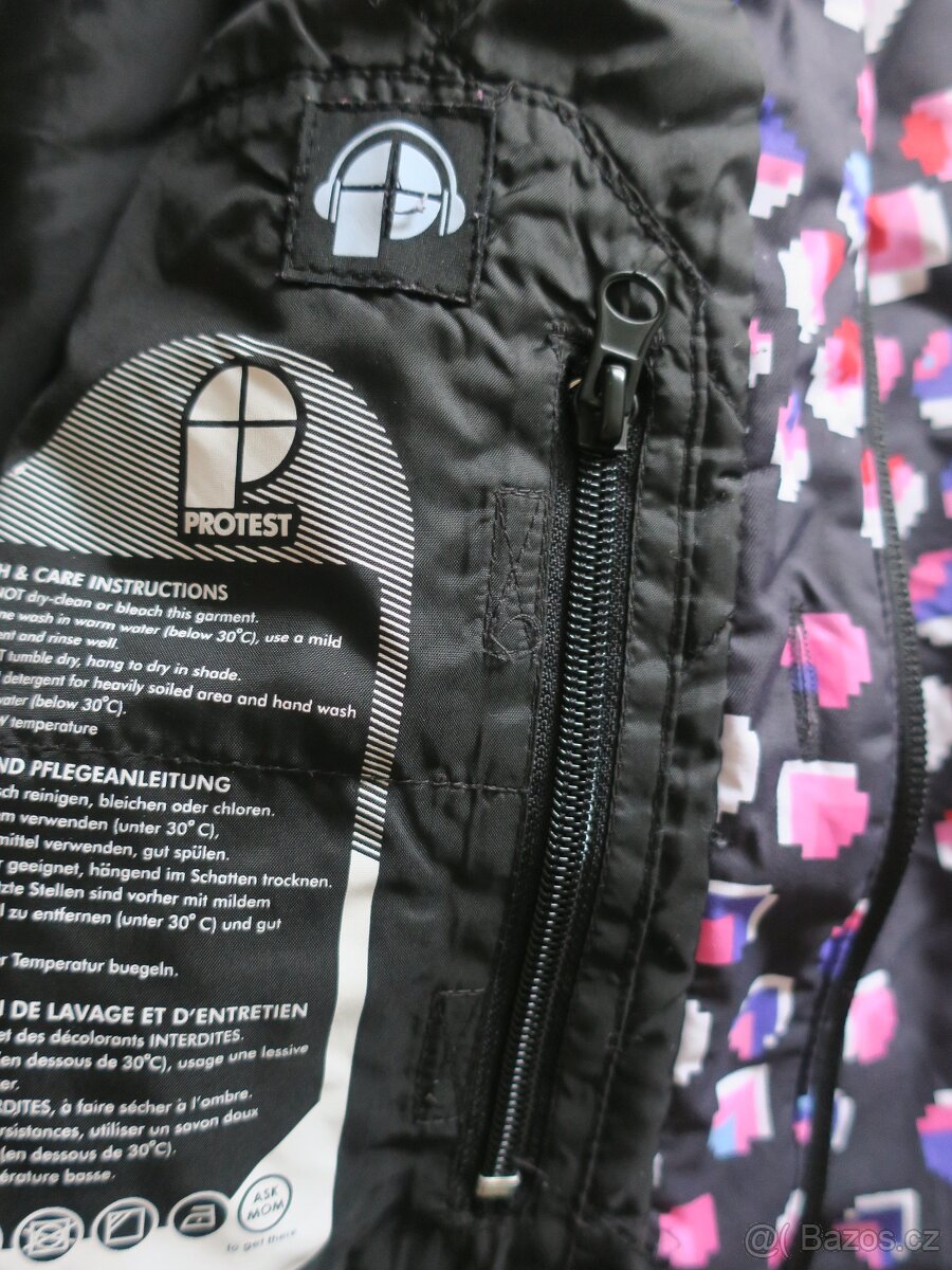 Zimní lyžařská bunda, vodní sl.8000, zn. Protest vel. M - 8