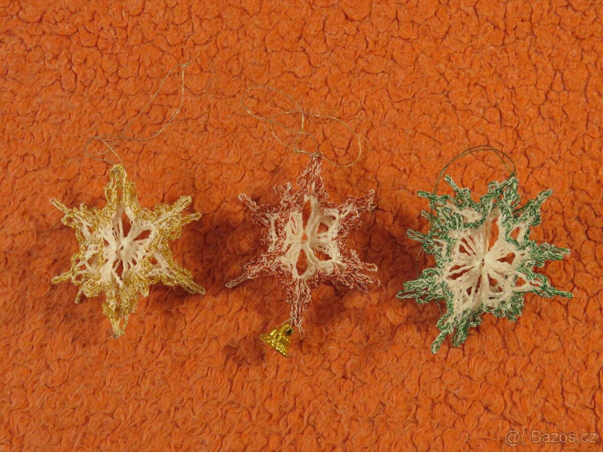 VÁNOČNÍ DEKORACE - háčkované - 8