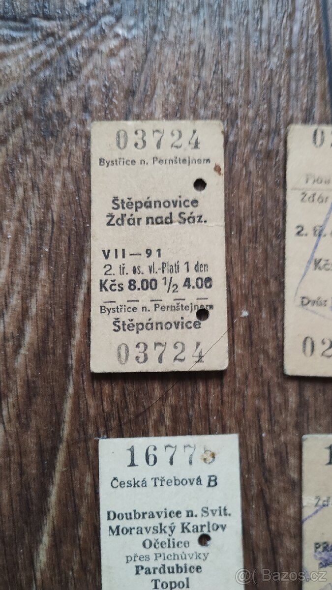 Kleště a jízdenky ČSD - 8