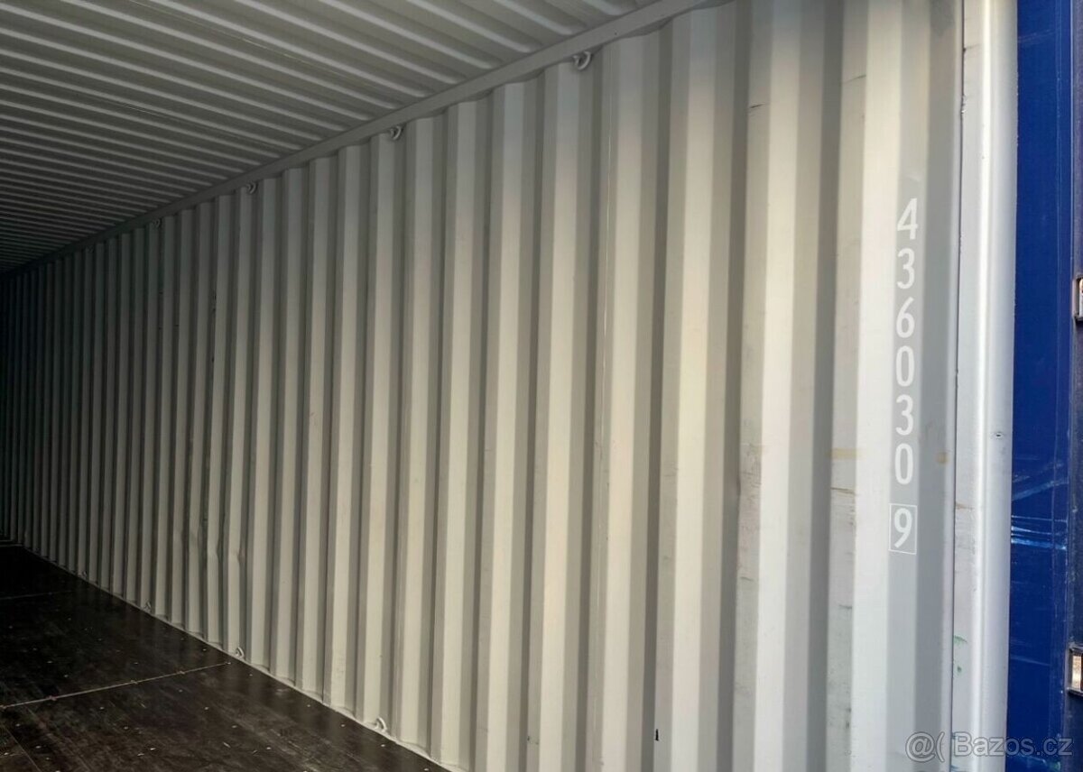 Lodní kontejner modrý 40HC DODÁNÍ ZDARMA - 8