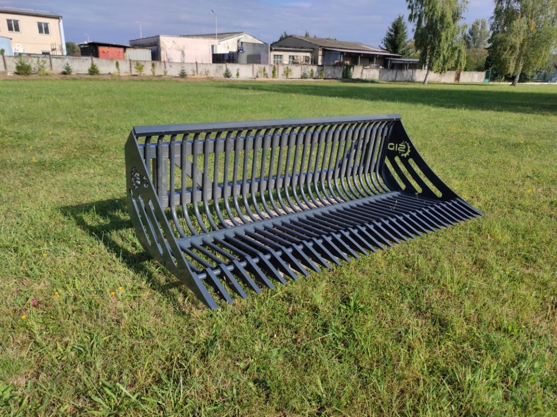 Lopata pro sběr kamene z pole, prosev suti, zeminy apod. - 8