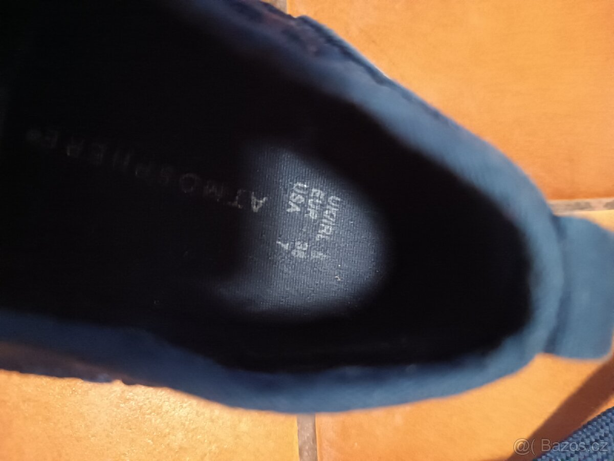 Tenisky, kecky krajkové modré dívčí 38 - 8