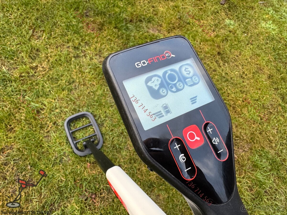 Detektor kovů Minelab Go Find 20 s dohledávačkou - 8