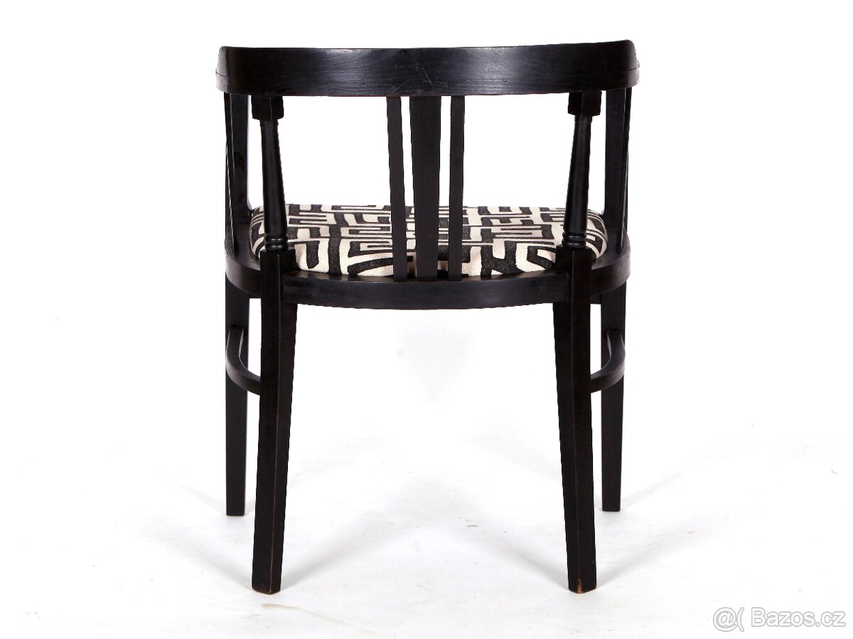 Přečalouněné starožitné křesílko, židle. - 8